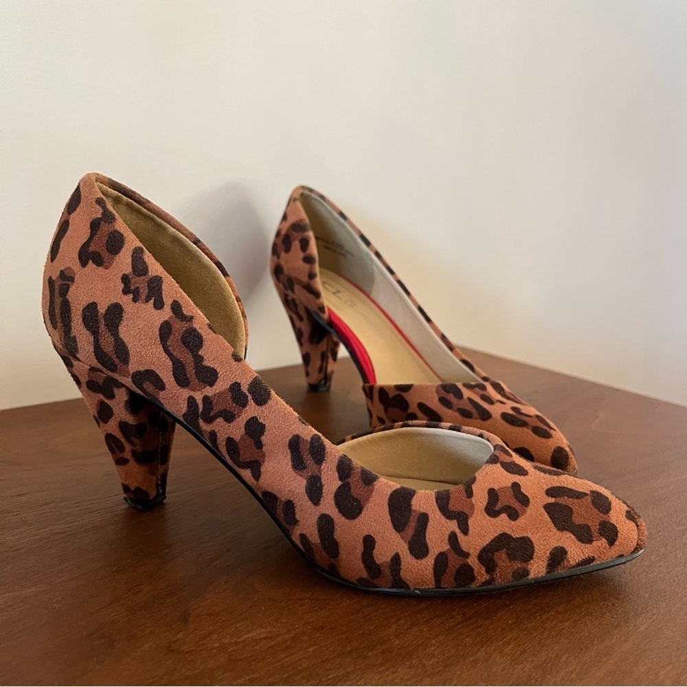 CL By Laundry Angelina Leopard Print Heels